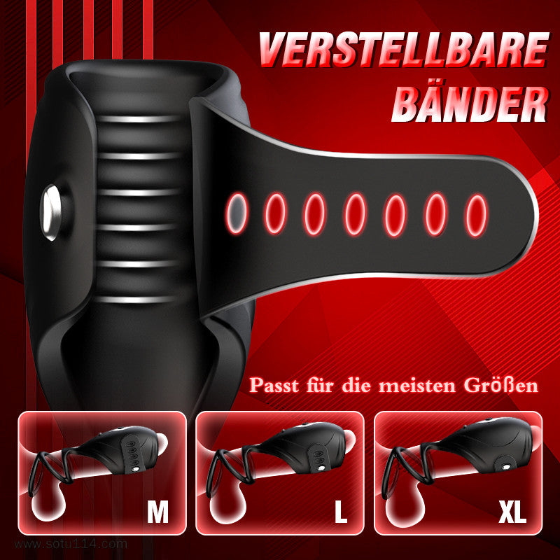 3-in-1 Glans Trainer Masturbation Cup mit Penisring