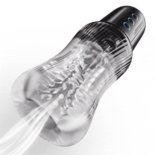 Load image into Gallery viewer, Dual Vibrating Eggs 5 Sucking 10 Vibrating Deep Throat Masturbator