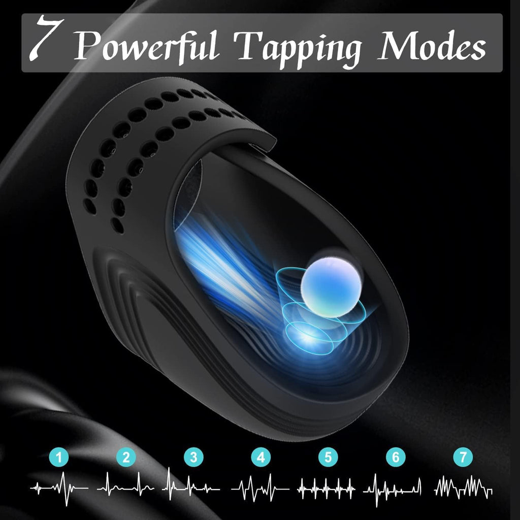 Elektrische Penis Trainer Vibrator Masturbator mit 7 kraftvollen Vibrationen Einstellbare Größe Automatische Masturbator Cup,Eichelstimulator Penistrainer Sex Spielzeug für Männer Paare