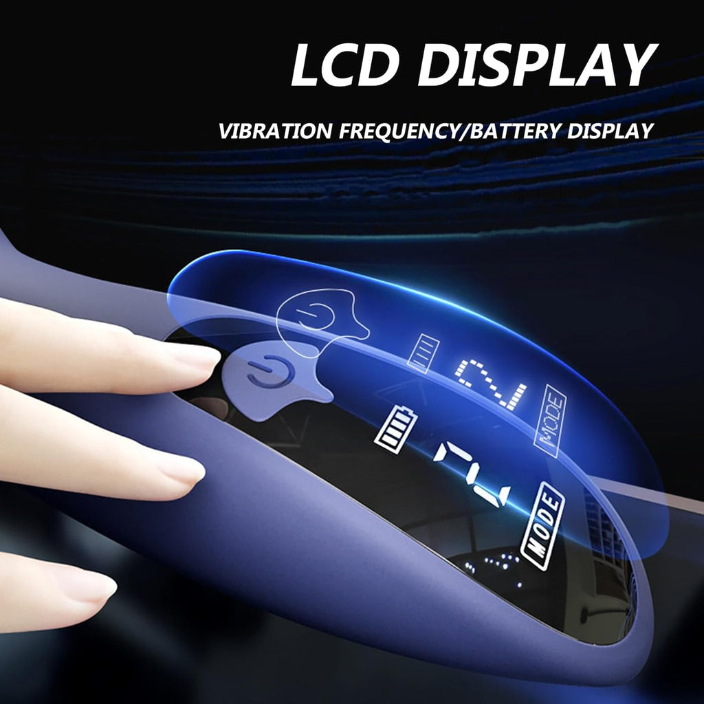 Finger Penis Trainer Vibrator mit 9 Vibrationsmodi,Eichelvibrator Eichel Stimulator Masturbatoren Mann Sexspielzeug für Männer Solo