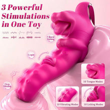 Load image into Gallery viewer, Soft Bite Club Dual-Mode Vibration &amp; Tongue-Licking Vibrator